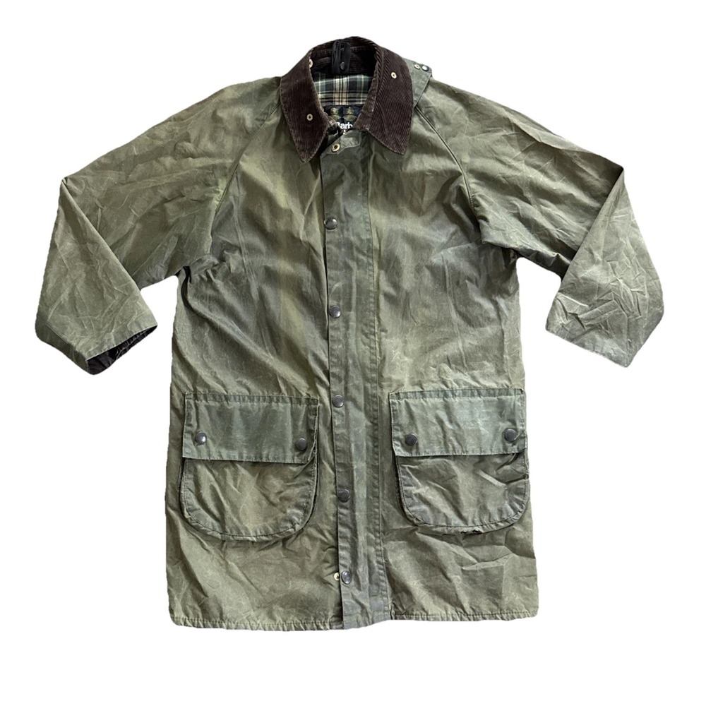 Barbour Gamefair Wax Jacket Men S Olive Waxed Cotton Hunting Field Coat England
